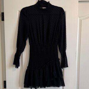 Hello Molly Black Long Sleeve Dress